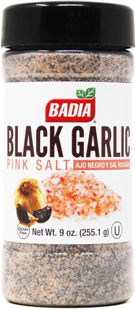 Приправа Badia Black Garlic Pink Salt чорний часник з рожевою сіллю 255.1 г