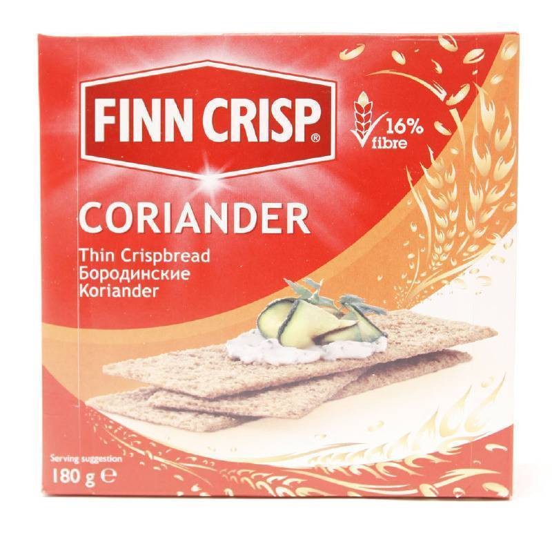 Хлебцы Finn Crisp бородинские с кориандром 180 г