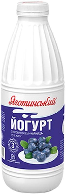 Йогурт Яготинский Черника 1.5% 850 г