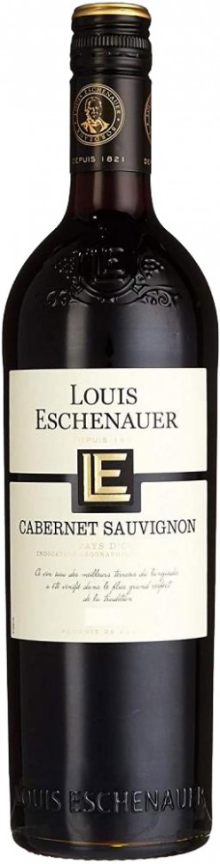 Вино Louis Eschenauer Cabernet Sauvignon красное сухое 0.75л 12%