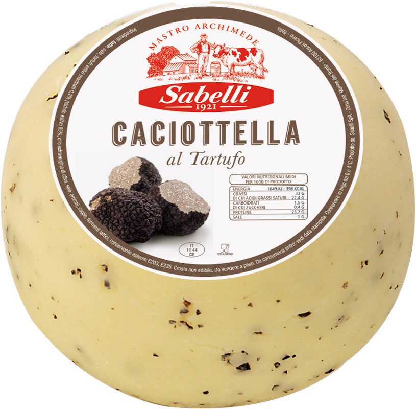 Сыр Sabelli Качотта с трюфелем весовой