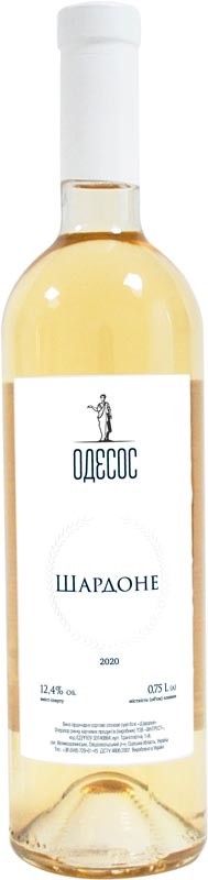 Вино Odesos Шардоне біле сухе 12,4% 0.75л