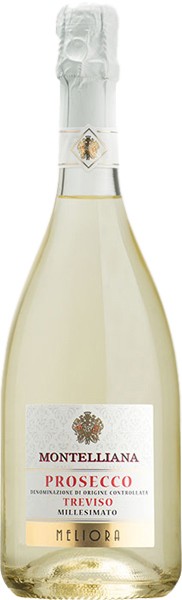 Вино ігристе Montelliana Meliora Prosecco Millesimato біле екстрасухе 0.75 л 11%