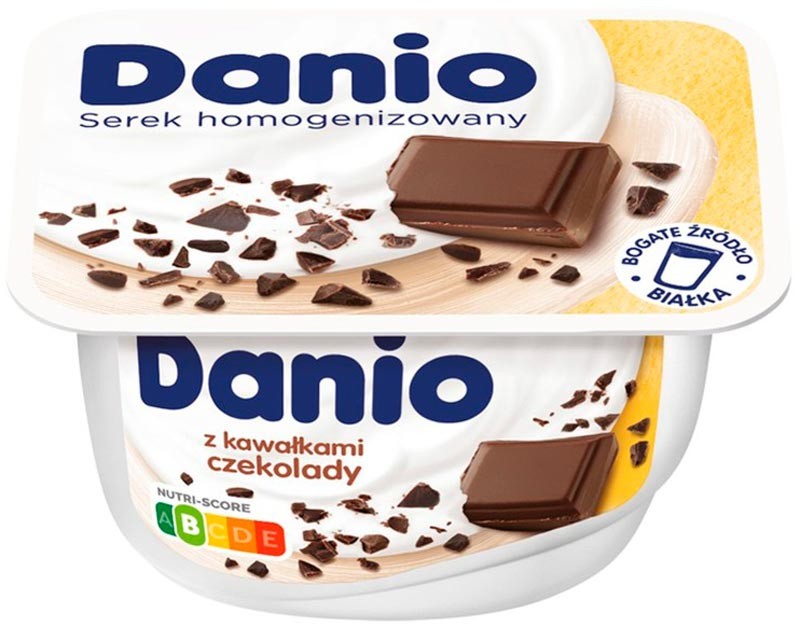 Десерт творожный Danone Danio с шоколадной крошкой 130 г
