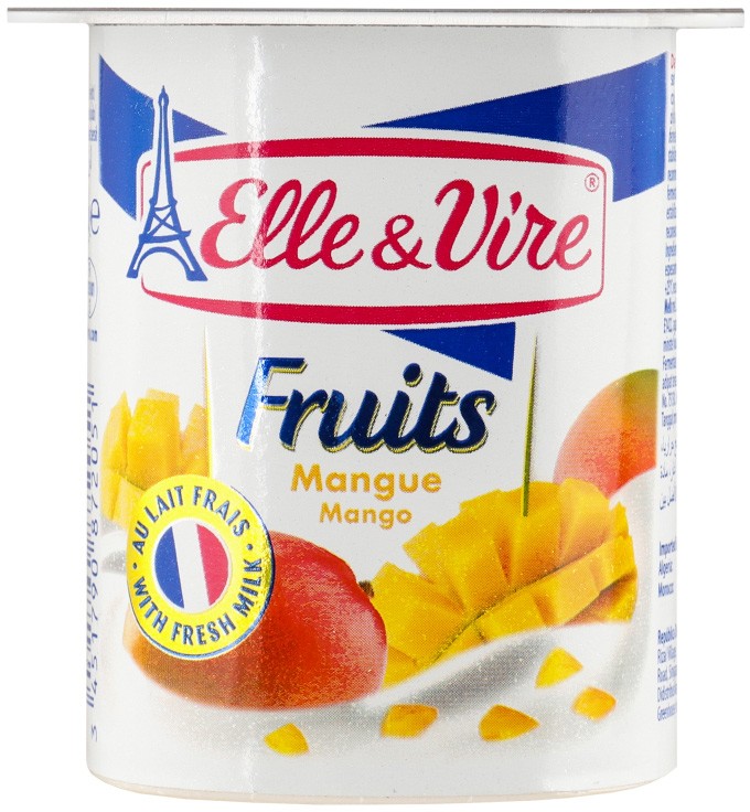 Десерт Elle&Vire молочный с манго 1.5% 125г