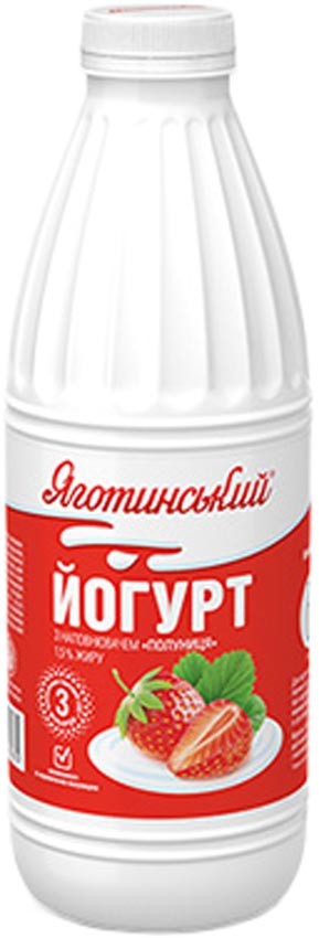 Йогурт Яготинський Полуниця 1.5% 850 г