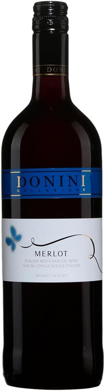 Вино Donini Merlot красное сухое 12% 0,75л