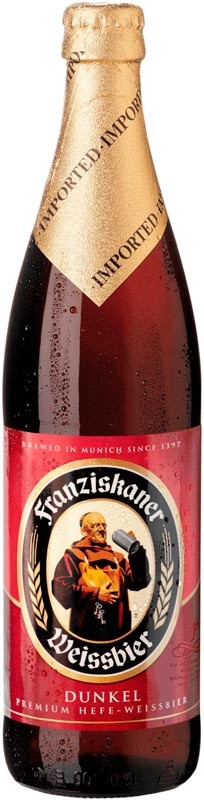 Пиво Franziskaner Dunkel темное нефильтрованное 5% 0.5 л