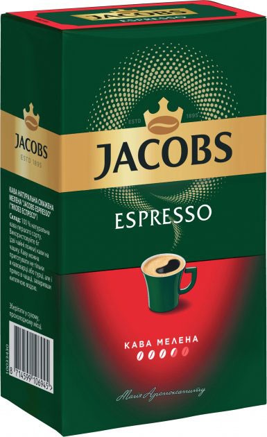 Кофе молотый Jacobs Espresso 230 г