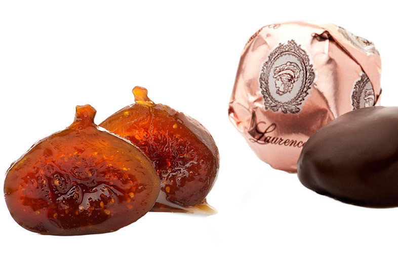 Конфеты шоколадные Laurence инжир в черном шоколаде
