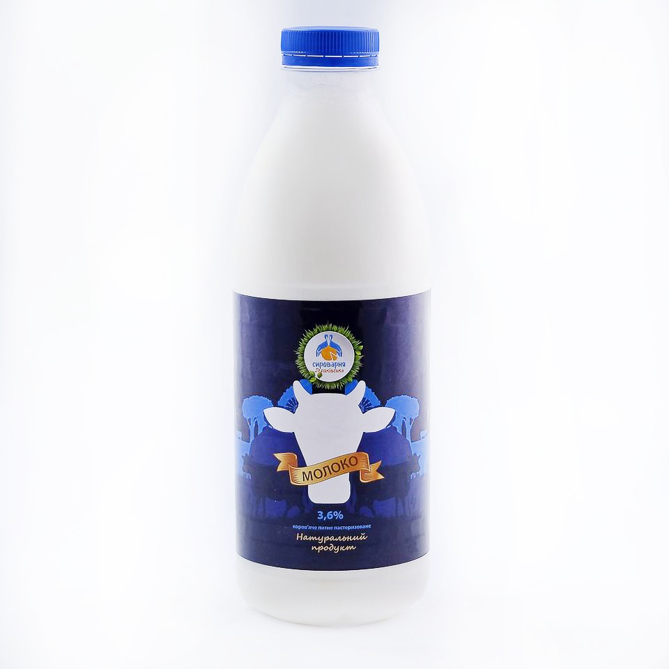 Молоко Леляковське 3,6% 1л.
