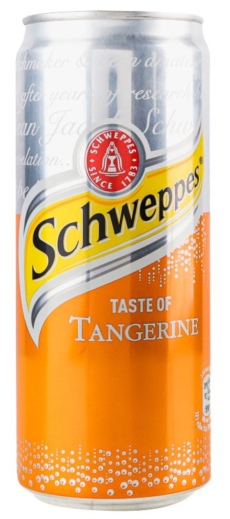 Напиток безалкогольный Schweppes Tangerine сильногазированный сокосодержащий 330мл