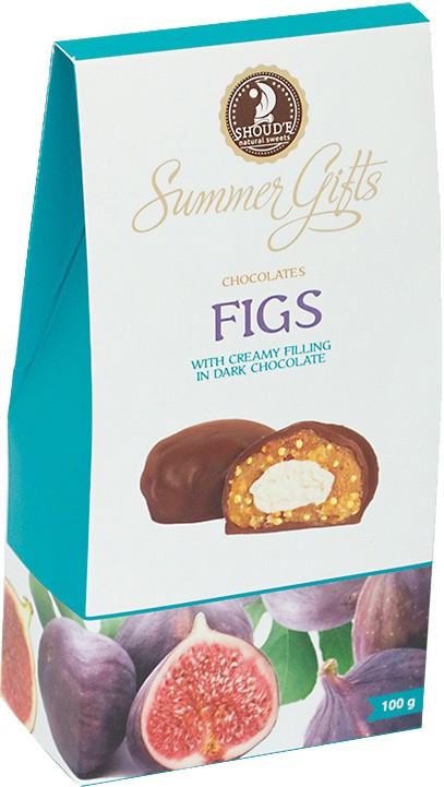 Конфеты Shoud'e Summer Gifts Инжир крем-молоко в шоколаде 100 г