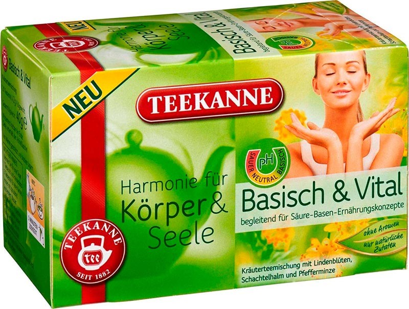 Чай Teekanne Harmony Basisch & Vital 20 пакетиків
