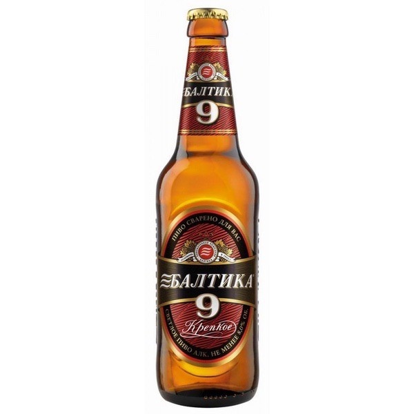 Пиво светлое Балтика №9 0,5л