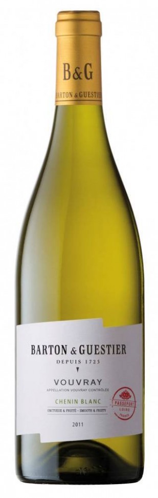 Вино Barton & Guestier Vouvray Passeport біле сухе 0.75 л 12%
