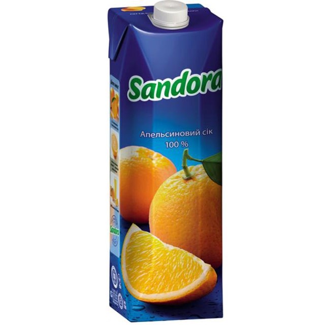 Сок Sandora Апельсиновый 1л