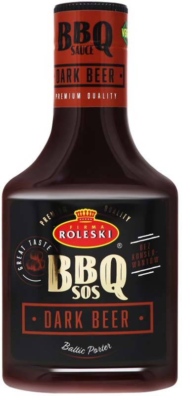 Соус Roleski BBQ Dark Beer барбекю с темным пивом 360 г