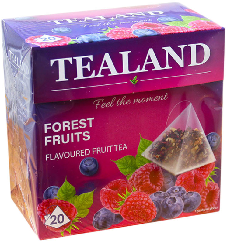 Чай фруктовий TEALAND Лісова ягода в пакетиках 20х2г
