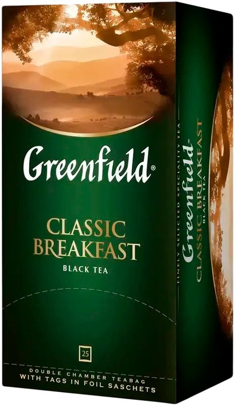 Чай Greenfield Classic Breakfast 25х2 г