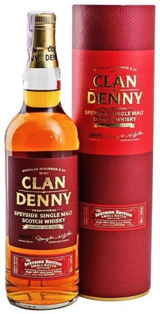 Виски Clan Denny Speyside Single Malt 0,7л 43%