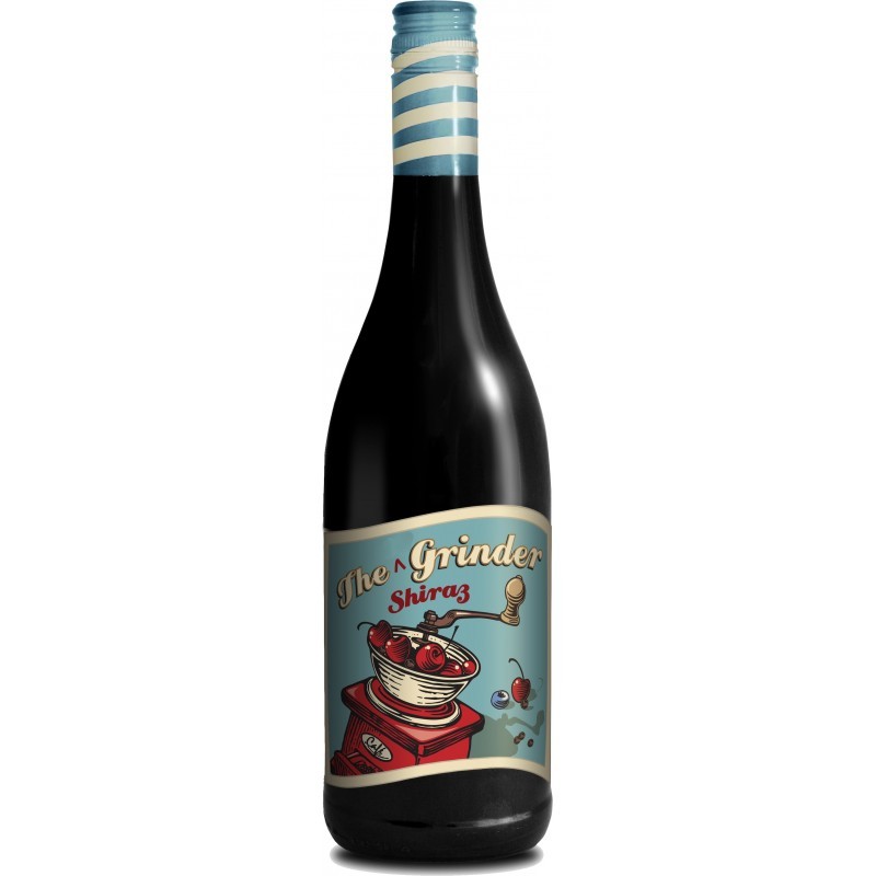 Вино The Grinder Shiraz сухое красное 0,75л 14%