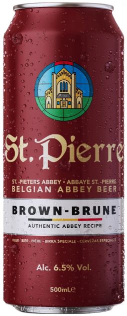 Пиво St.Pierre Brune темне фільтроване 6.5% 0.5 л 