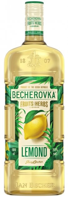 Настоянка Лікерна на травах Becherovka Lemond 1л 20%
