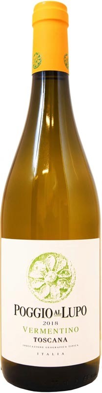 Вино Poggio al Lupo Toscana Vermentino белое сухое 12.5% 0.75 л